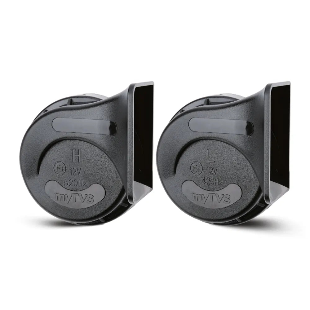 HO-7 KOHINOOR BLACK TRUMPET TWIN TONE HORN-1